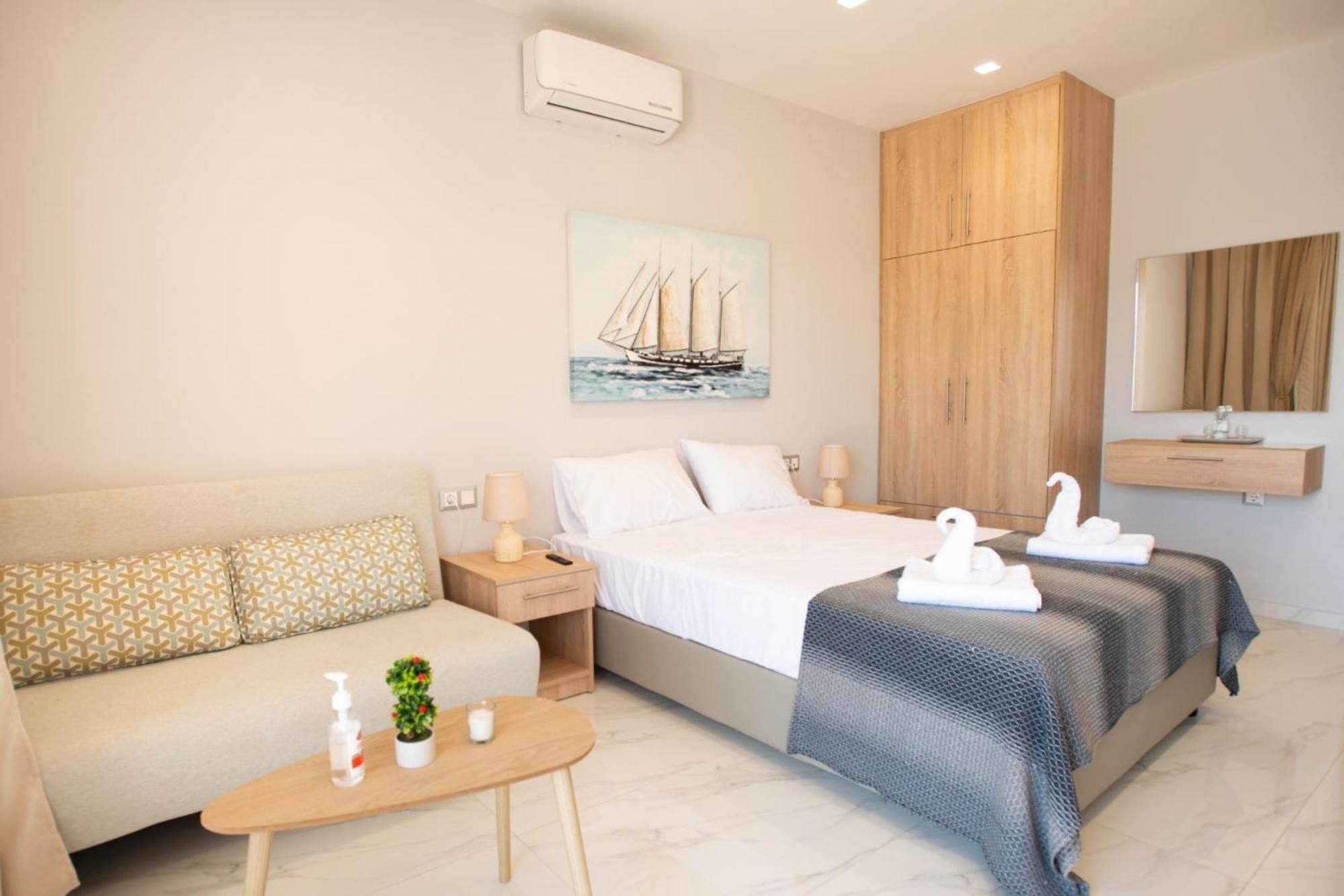 Beachfront Studio Kyma West ~ Crete'S Hidden Gem Kali Limenes Exterior photo